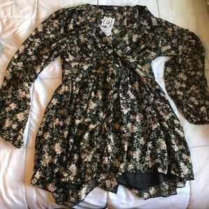 Floral romper jumpsuit